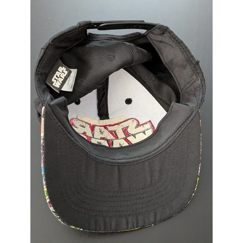 Star Wars Comic Book Logo Hat‎ Black Snapback Youth OSFM Lucasfilm